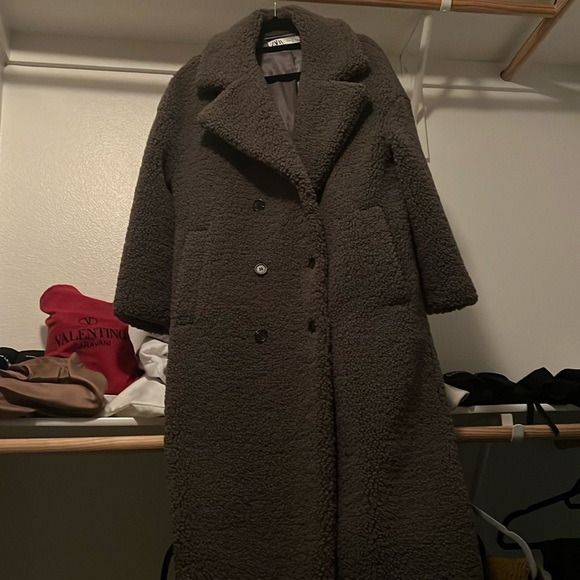 Zara teddy Jacket long - Picture 4 of 6